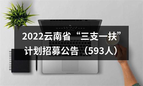 2022云南省“三支一扶” 计划招募公告（593人） 图片